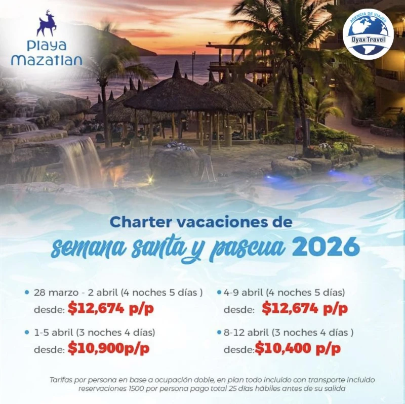 🌴✨ Semana Santa y Pascua en Playa Mazatlán ✨