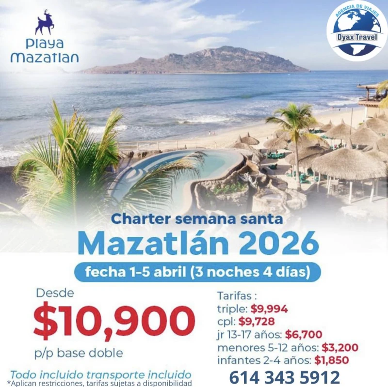 🌴 Vive Semana Santa en Mazatlán 2026 🌊