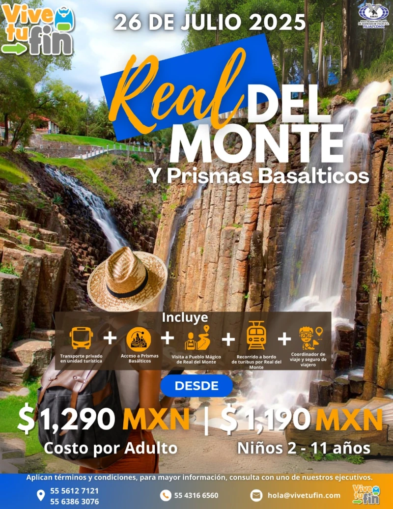 Real del monte y Prismas basálticos