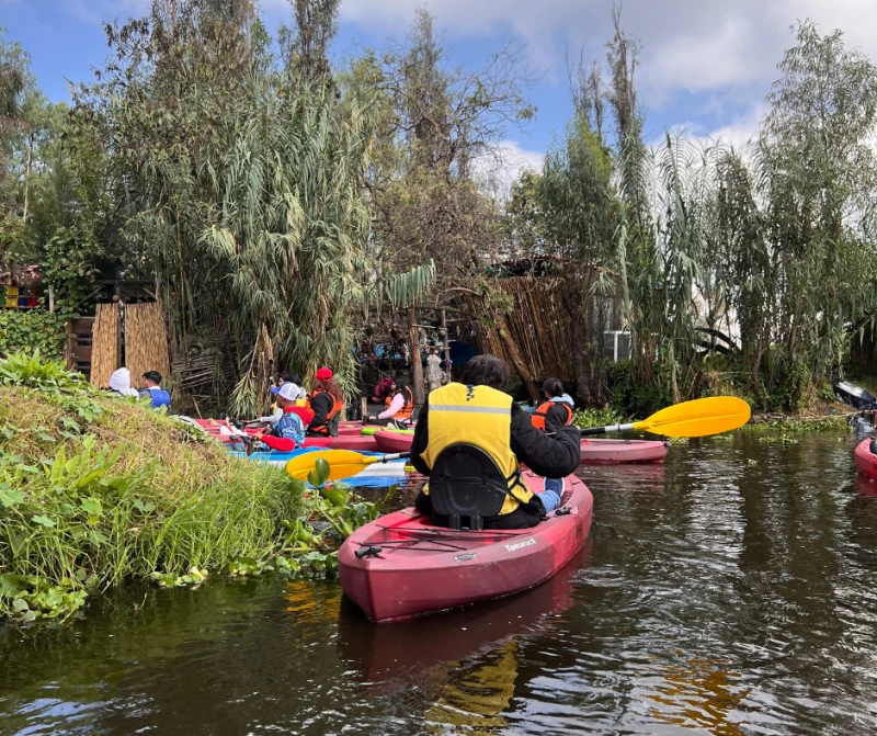 XOCHIMILCO - AMANECER EN KAYAK