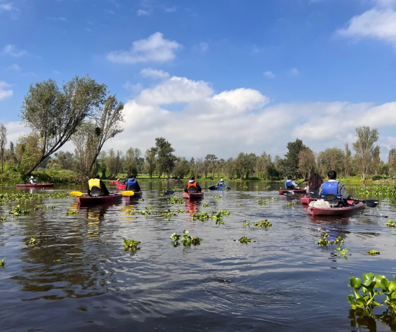 XOCHIMILCO - AMANECER EN KAYAK