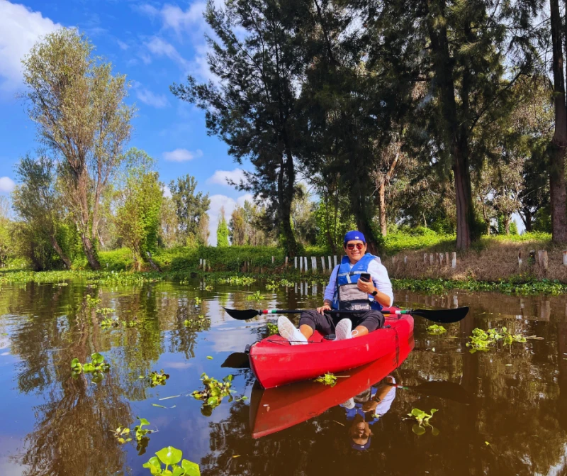 XOCHIMILCO - AMANECER EN KAYAK