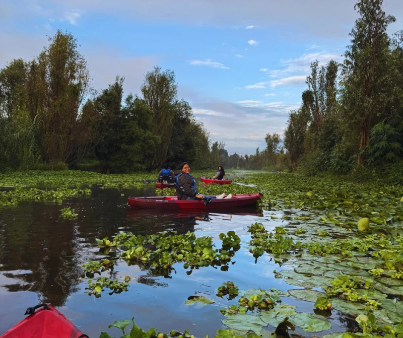 XOCHIMILCO - AMANECER EN KAYAK