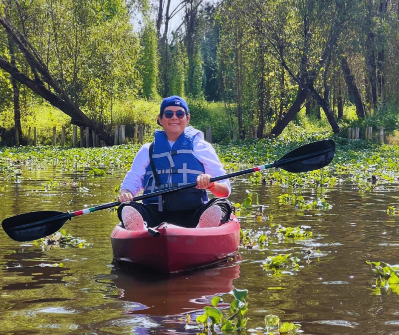 XOCHIMILCO - ATARDECER EN KAYAK