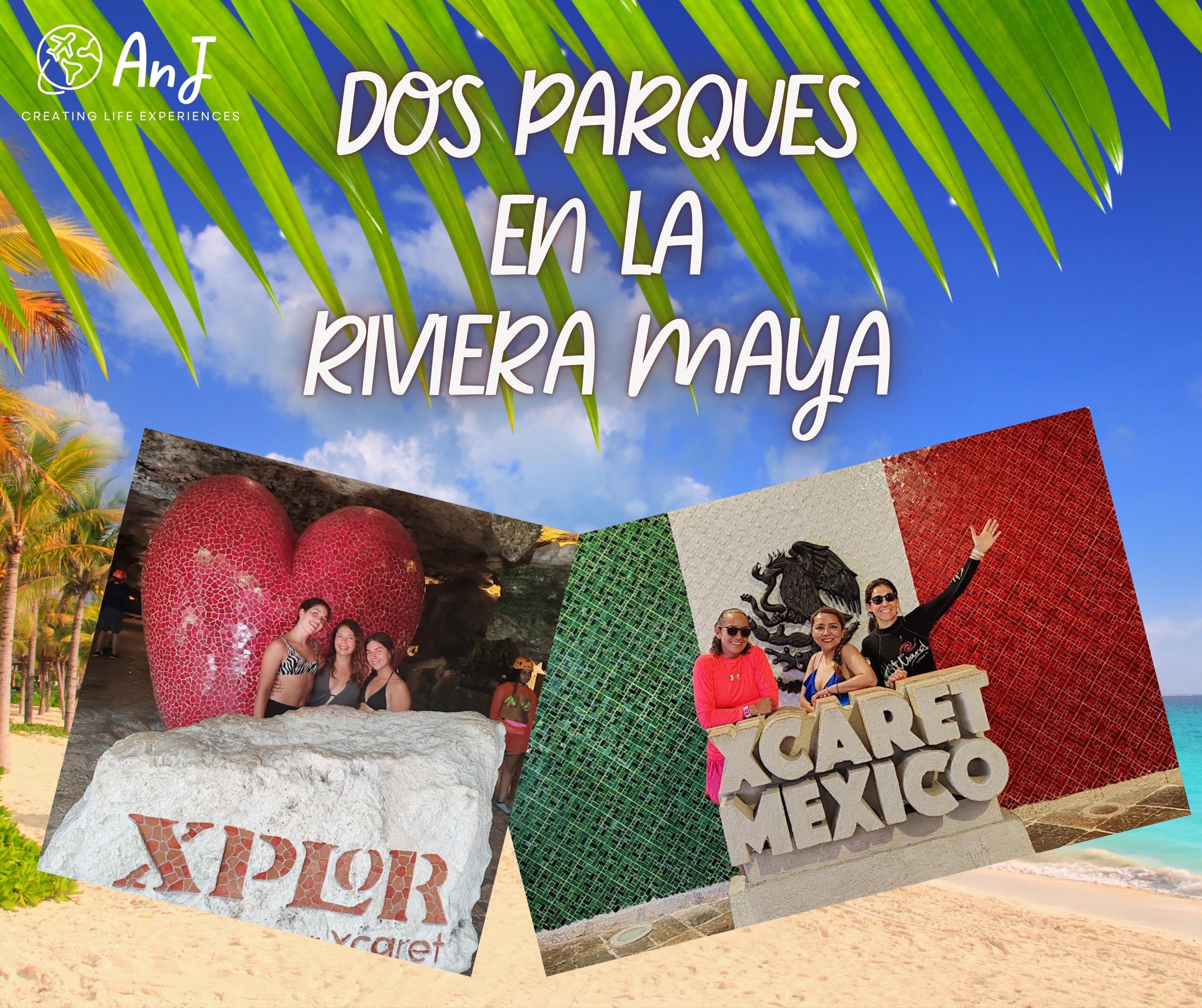 Oferta: Excursión a dos parques de Riviera Maya