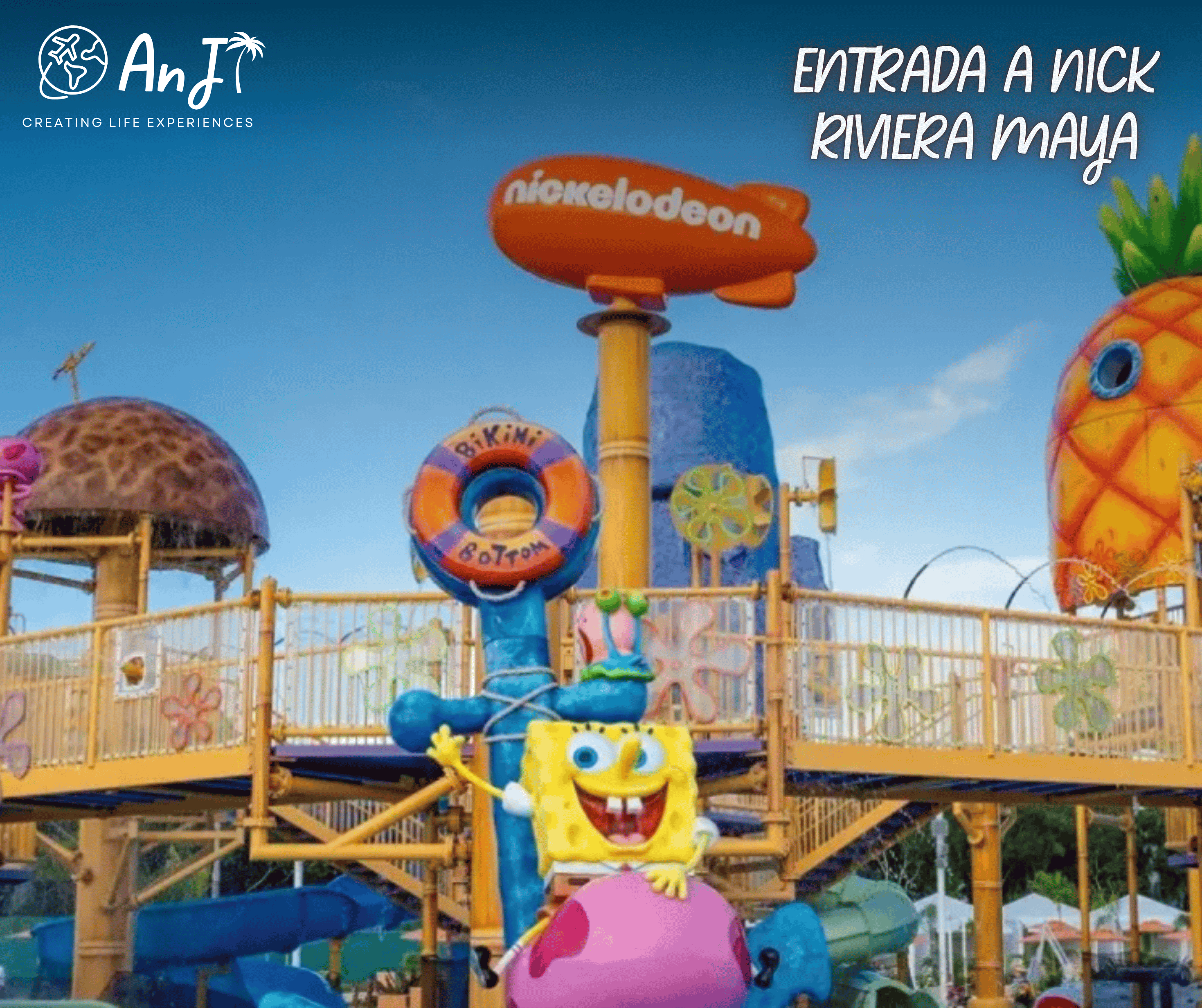 Entrada a Aqua Nick Riviera Maya